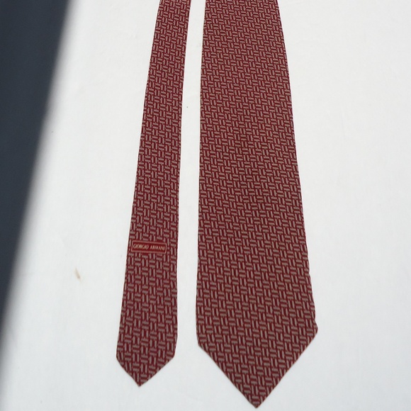 GIORGIO ARMANI Cravatte men's silk tie. - Picture 7 of 8